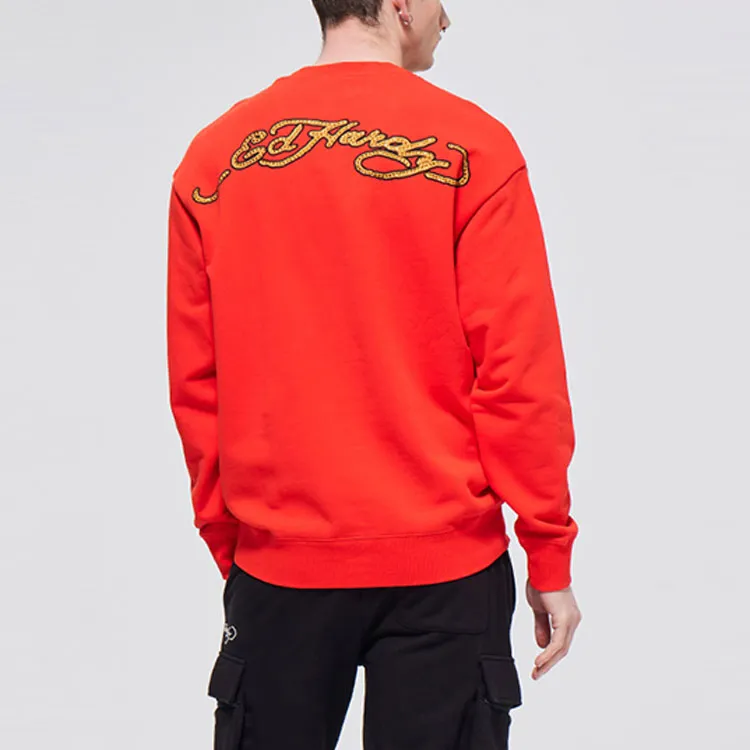 Ed Hardy Sweatshirts Men Red-2
