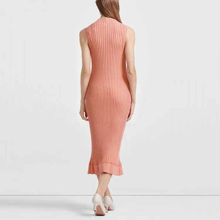 THEORY Sleeveless Dresses Women's Garnet Red-2
