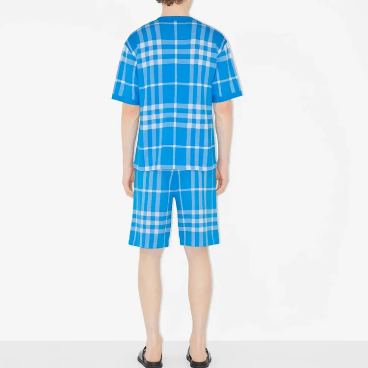 Burberry Check print Bermuda Shorts-3