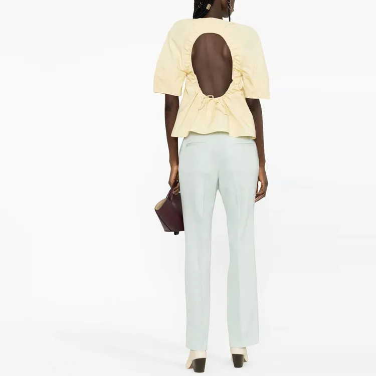 JIL SANDER Pressed crease Tailored Trousers-2