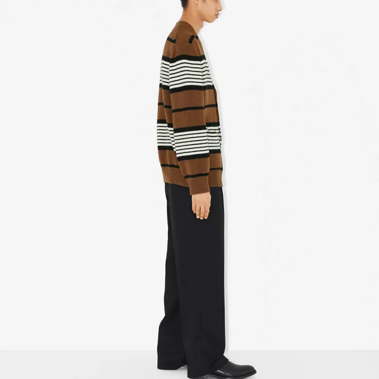 Burberry Long Sleeve Striped Cardigan-4