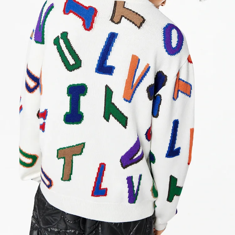 LOUIS VUITTON Sweater Men's White-3