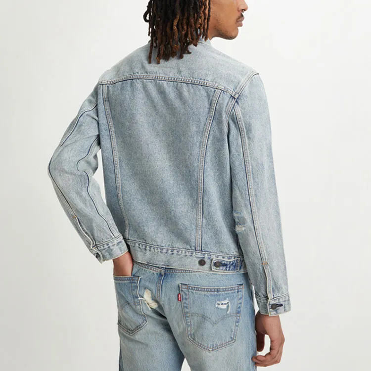 Levis Denim Jackets Men Light Blue-3
