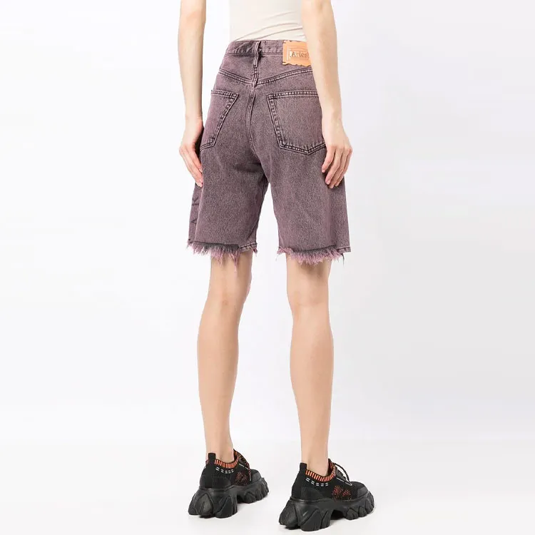 Aries Acid Wash Denim Short 'Pink'-1