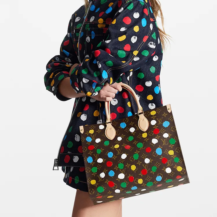 LOUIS VUITTON X Yayoi Kusama OnTheGo Mm Monogram Multicolor-7