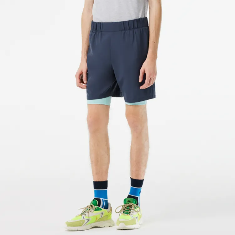 LACOSTE Casual Shorts Men's Dark Blue-4