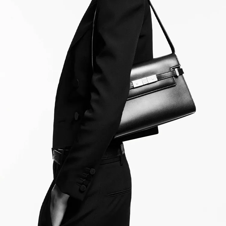 SAINT LAURENT Cow Leather Crossbody Bag, Shoulder Bag Women's-5
