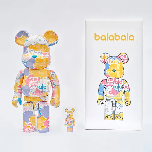 BE@RBRICK x BALABALA X Medicom Toy Brand Collaboration Collection Trendy Figures 7cm/28cm-1