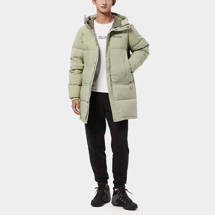 Columbia Down Jackets Men Green-2