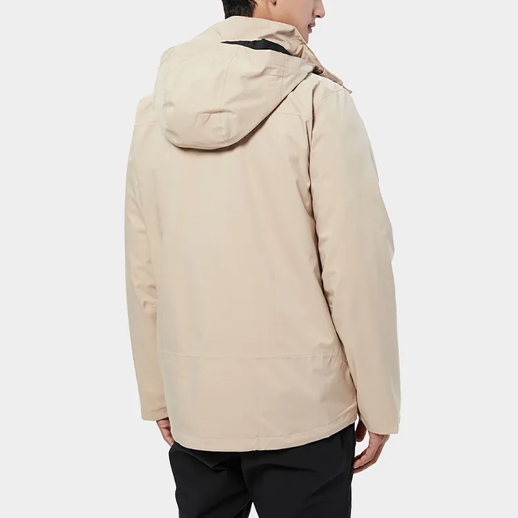 Columbia Waterproof And Windproof Windbreaker Jacket Men's Khaki-6