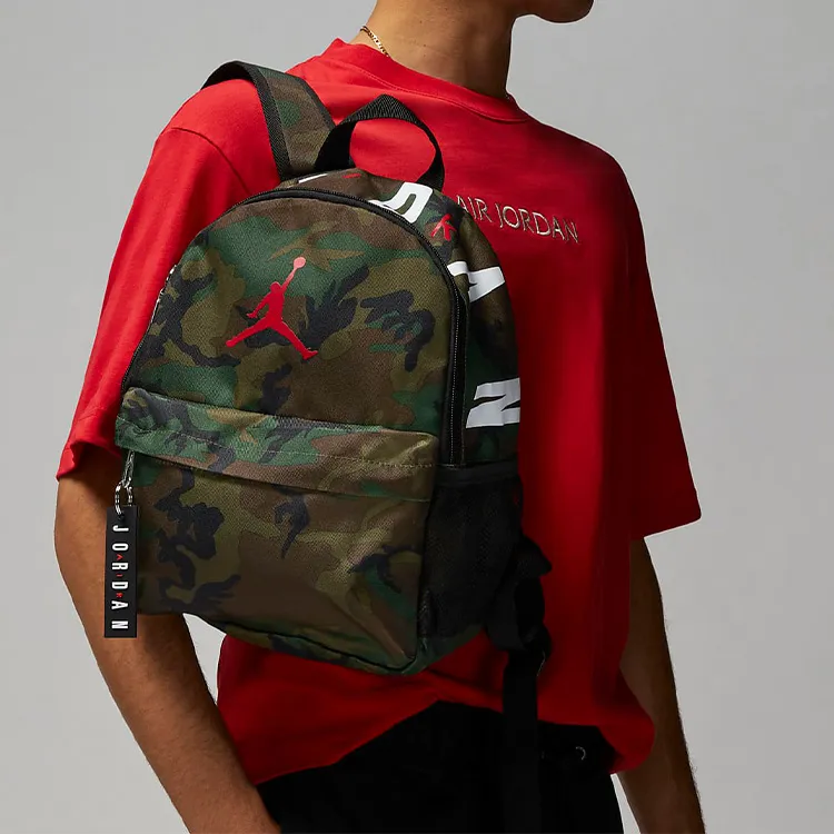 Jordan Polyester Backpack Regular Unisex Camouflage Green-4