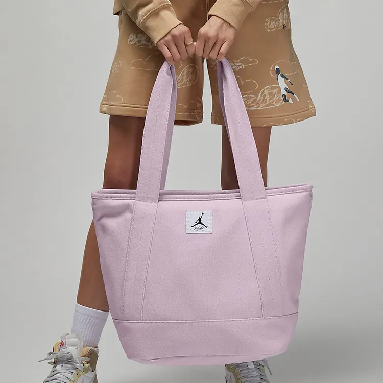 Jordan Polyester Tote Bag, Shopping Bag, Shoulder Bag, Handbag Regular Women's Taro Purple-5