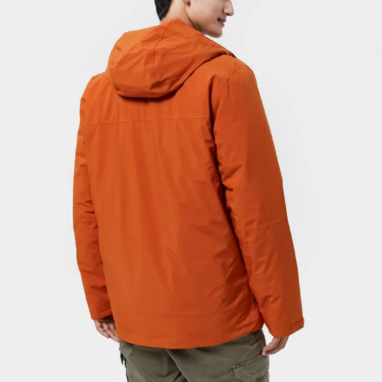 Columbia Windbreaker Jackets Men Orange-3
