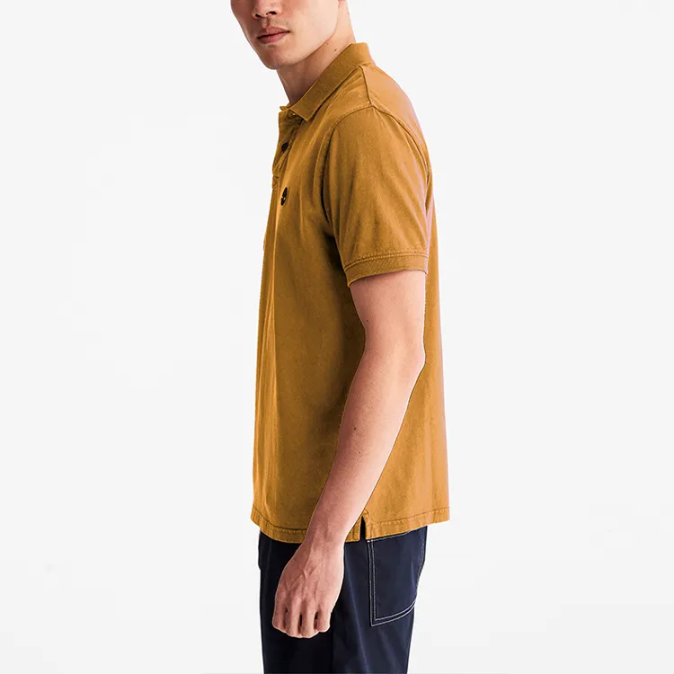 Timberland Polo Shirts Men Wheat-4