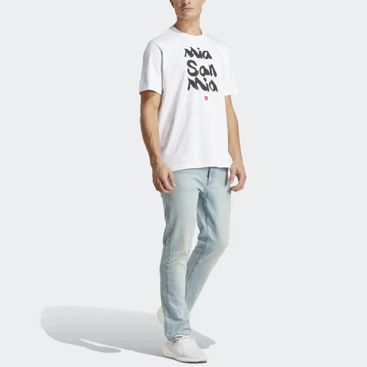 Adidas FC Bayern T-Shirts Men White-4
