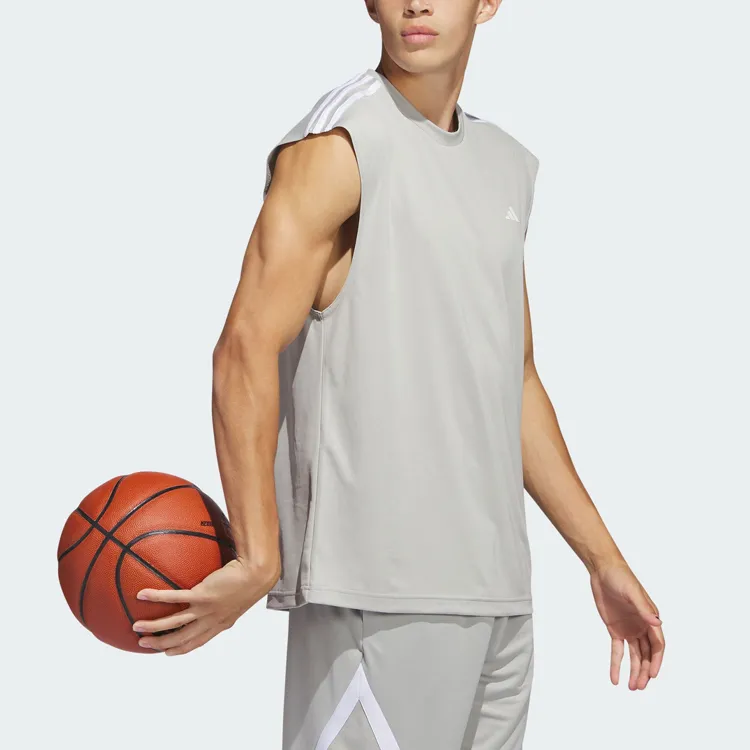 Adidas Tank Tops Men's Metal Gray-2