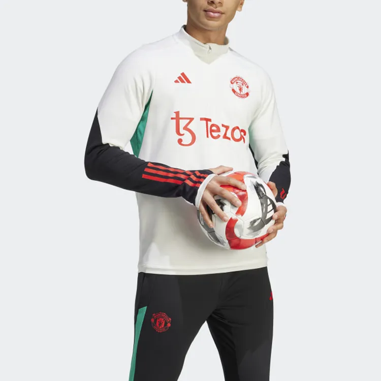 Adidas Manchester United Soccer Jerseys Men White-3