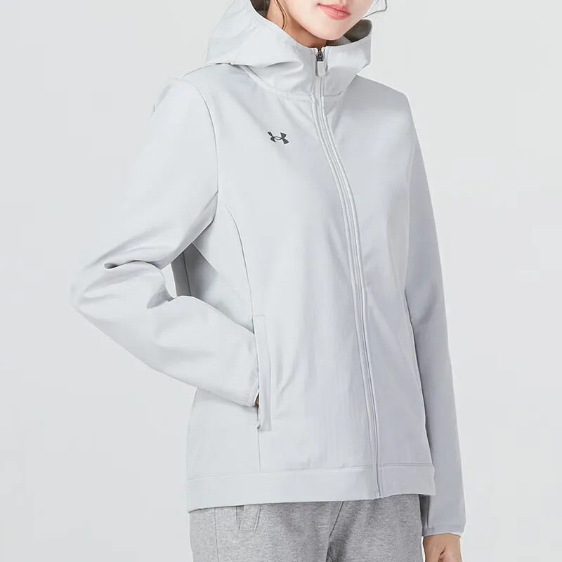 Under Armour Jackets Women's Light Gray-3