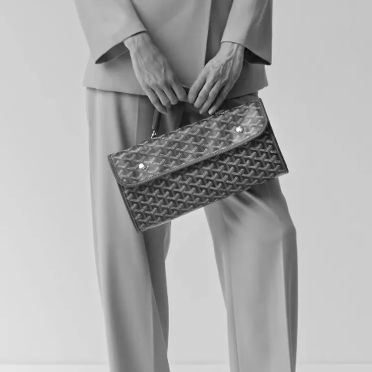 GOYARD Canvas With Calfskin Handbag Backpack Medium Size Unisex 11 Colors-66