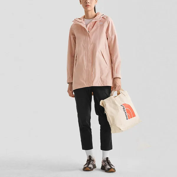 THE NORTH FACE Outdoor Hiking Waterproof And Windproof Windbreaker Jacket Women's Pink-3