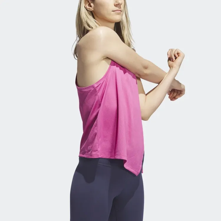 Adidas AEROREADY Sleeveless Sports Shirts Women's Fuchsia-3