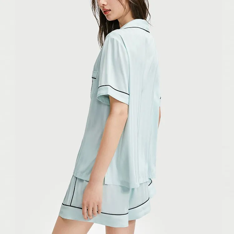 Victoria's Secret Pajama Set Regular Edition Women's Light Aqua Blue-2