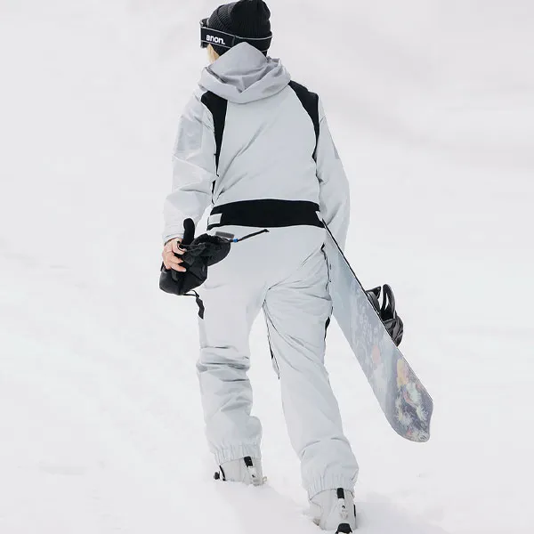 BURTON One Piece Ski Suits Women's Gray-1