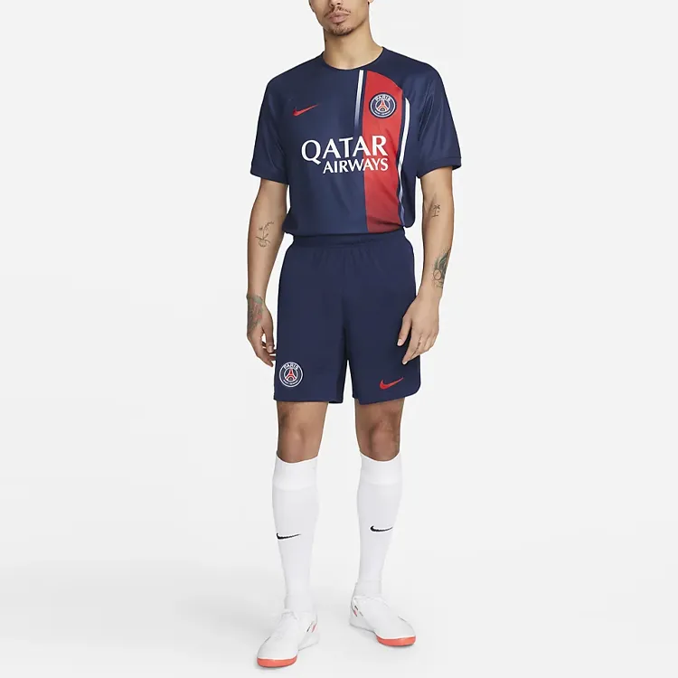Nike Soccer Bottoms Men Dark Blue-3