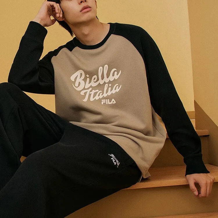 FILA Sweatshirt Unisex Light Sand Army Green-3