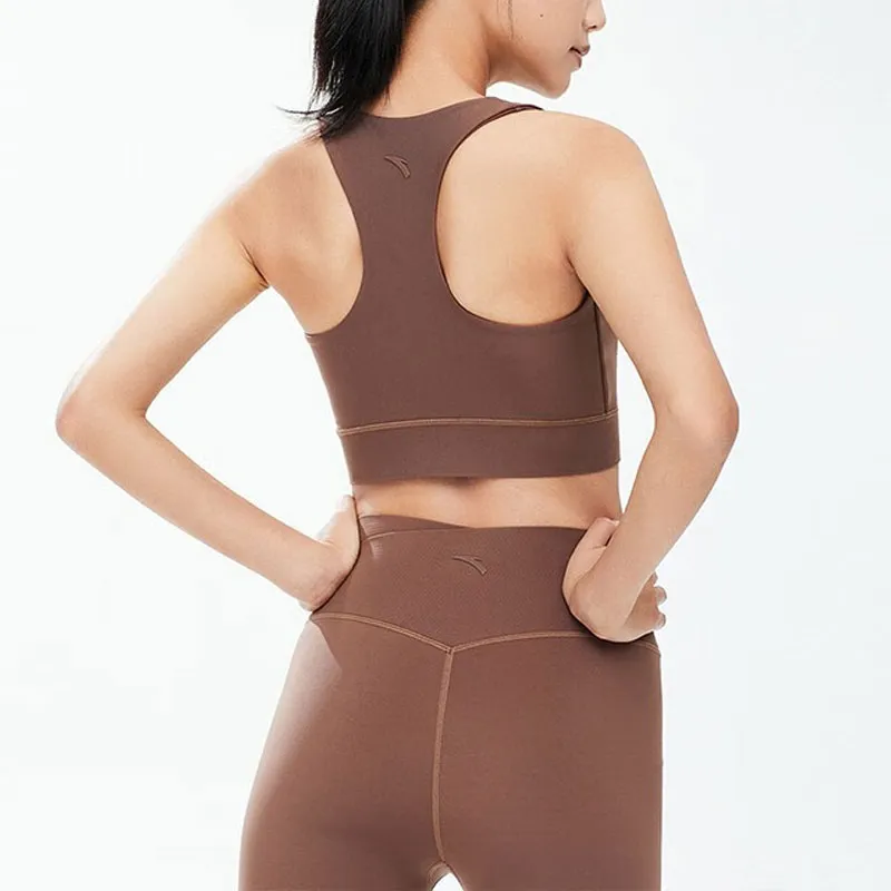 ANTA Variety Training Collection Sports Underwear Women's Light Coffee-3