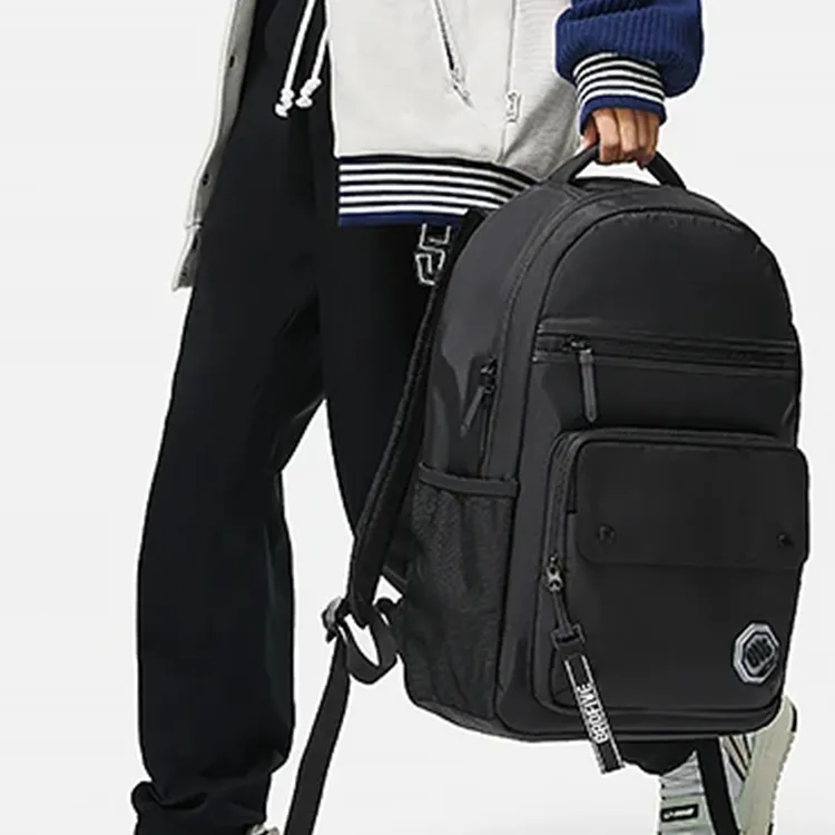 LiNing Polyester Backpack Regular Unisex Black-6