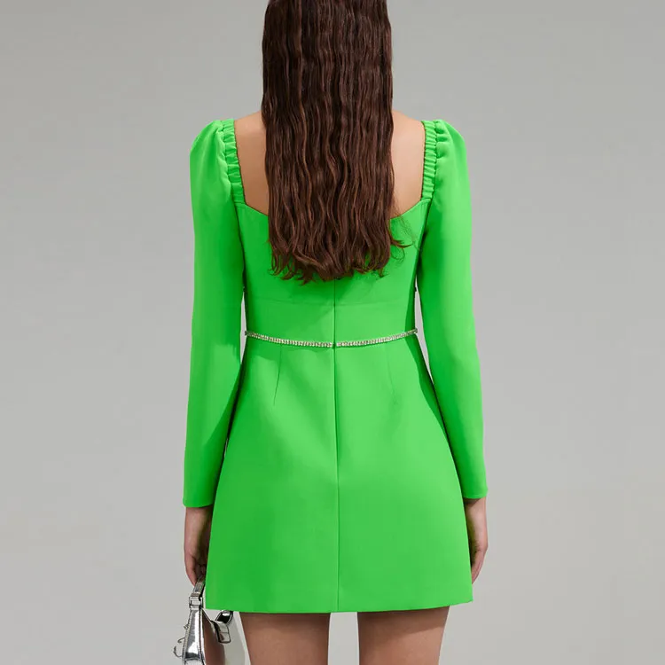 Self portrait Rhinestone Embellished Mini Dress-4