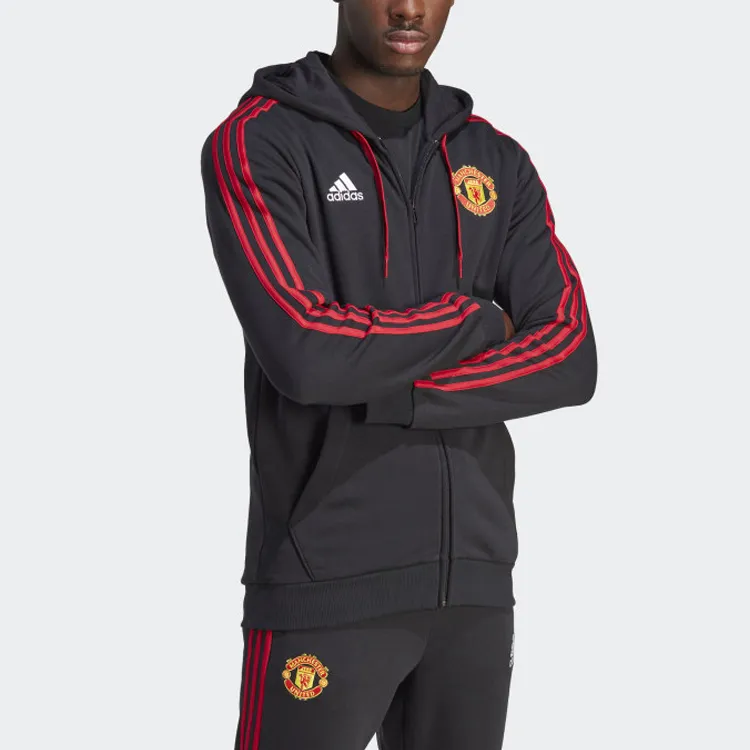 Adidas Manchester United Sweatshirts Men Black-3