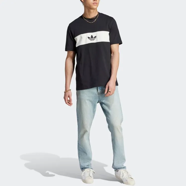 Adidas Originals Set-in Sleeve T-Shirt Men's Black-3