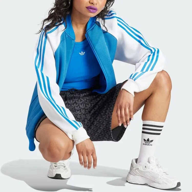 Adidas Originals Classics Oversized SST Jacket Women's Blue-3