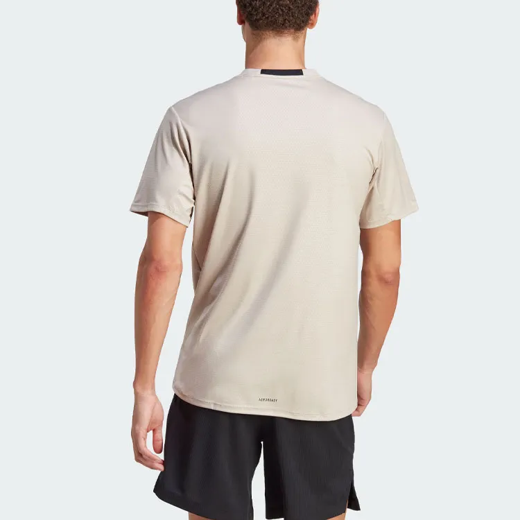 Adidas D4T T Shirts Men Beige-2