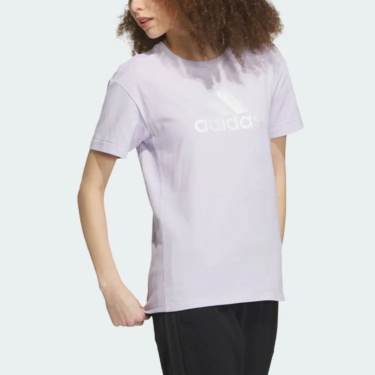 Adidas T Shirt Women's Light Purple-3