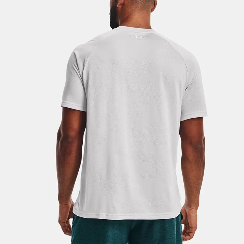 Under Armour Raglan Sleeve T Shirt Men's Gray-3