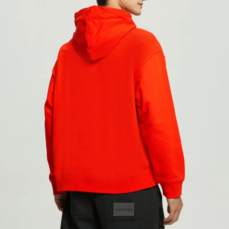 CALVIN KLEIN Simple Collection Sweatshirt Men's Copper Orange-2