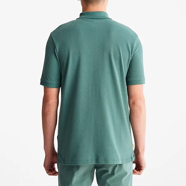 Timberland Polo Shirts Men Turquoise-3