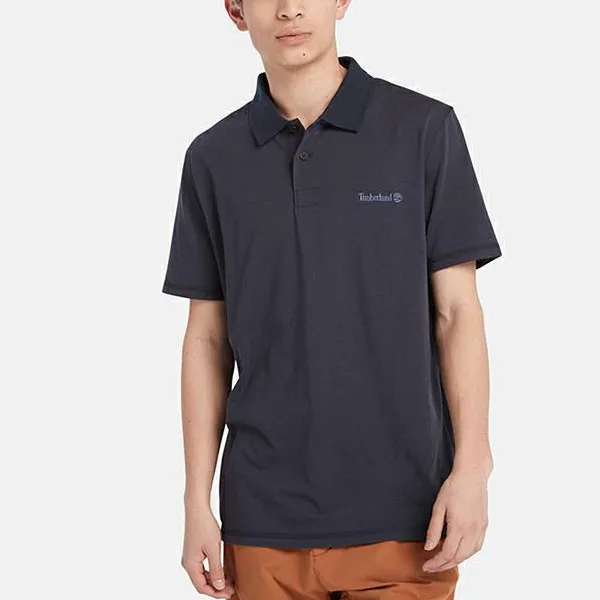 Timberland Polo Shirt Men's Dark Sapphire-3