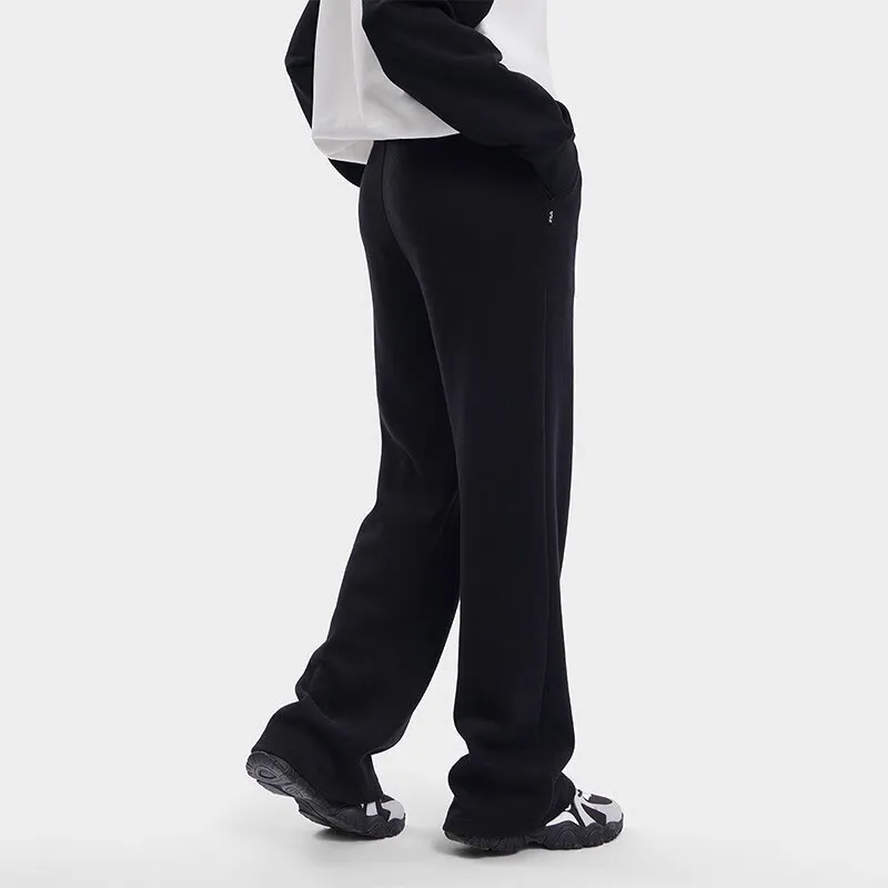 FILA Knitted Sports Pants Women's Jet Black-3
