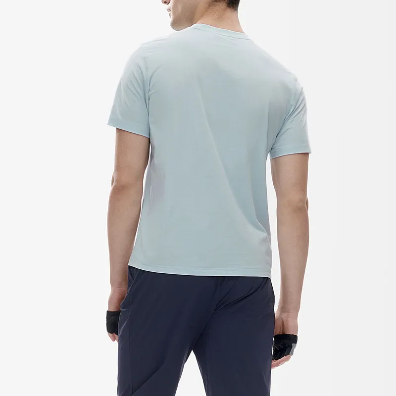 FILA T Shirts Men Light Smoke Blue-3