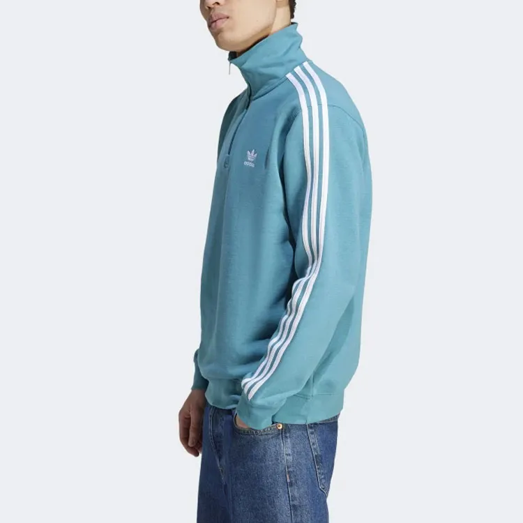 Adidas Originals Adicolor Classics 3 Stripes Half Zip Sweatshirt-3