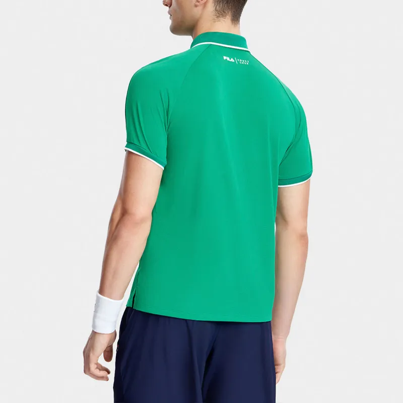 FILA Polo Shirt Men's Ethereal Grass Green-4