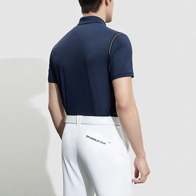 FILA Polo Shirts Men Tide Blue-4