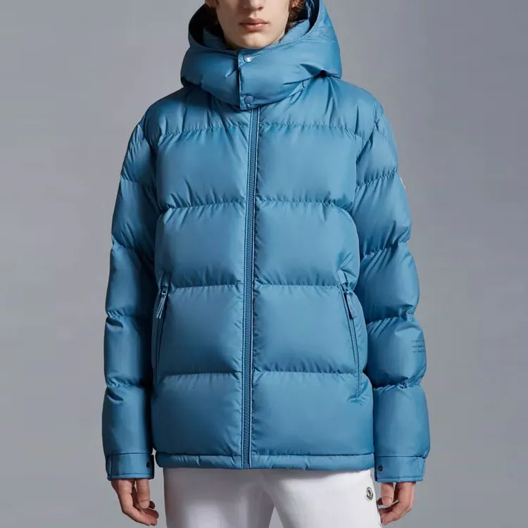Fragment Design X MONCLER GENIUS MONCLER GENIUS X Fujiwara Hiroshi FRGMT Down Jackets Unisex Blue-1