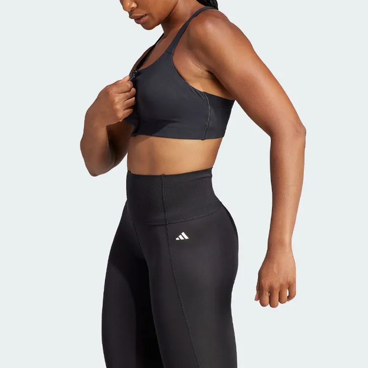 Adidas Free Shipping With AdiClub Tlrd Impact Luxe High Support Zip Bra-4