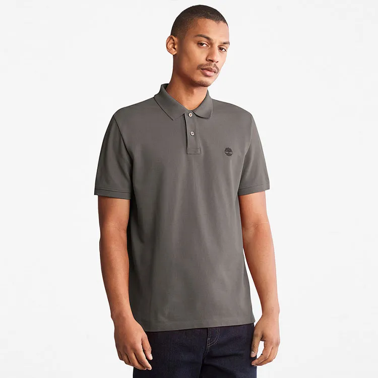 Timberland Polo Shirt Men's Gray-3