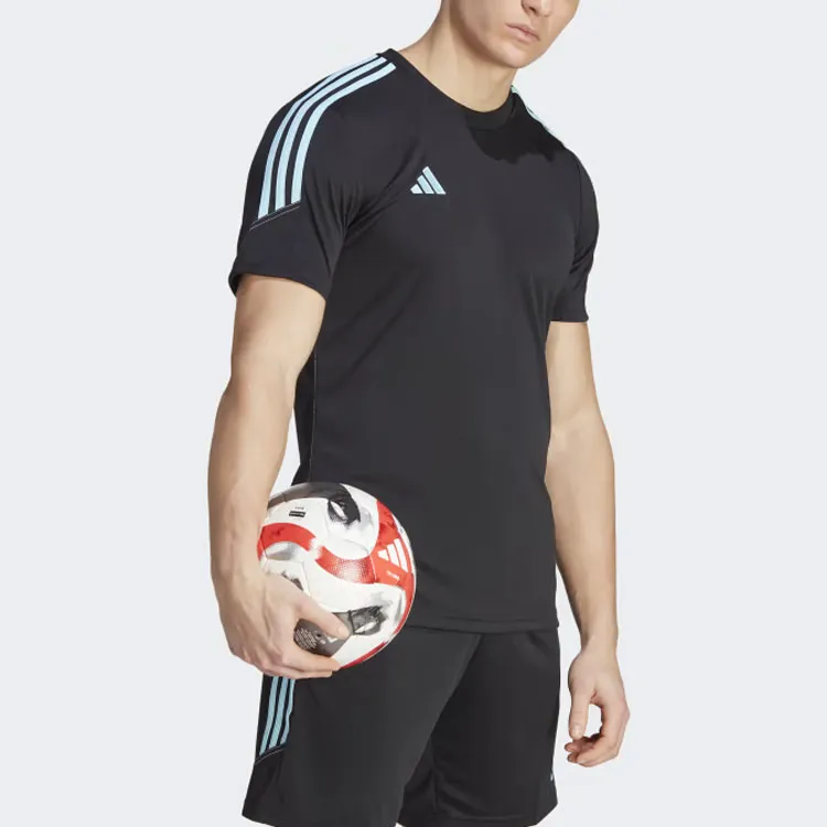 Adidas Soccer Jerseys Men Blue Black-4